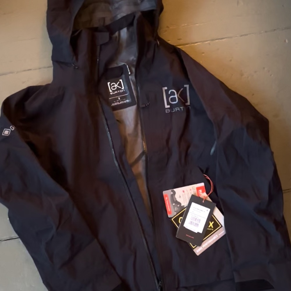 Burton AK Softshell Jacket - Black - Size Small